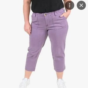 Baccini Capri lavendar jeans size 8